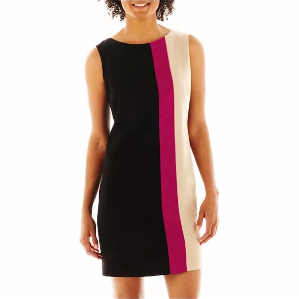Isabel & Mina Color Blocked Midi